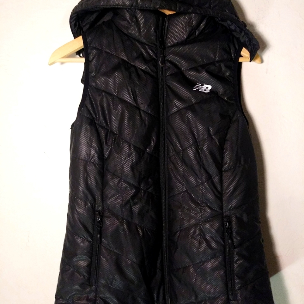 New Balance running vest with hood